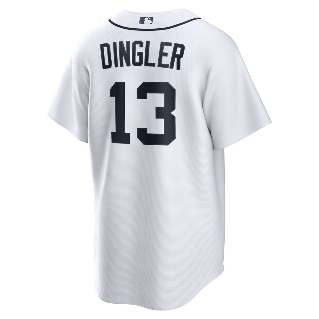 Detroit Tigers Dillon Dingler Home Replica Jersey — White