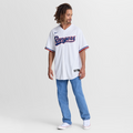 Texas Rangers Jake Burger Home Replica Jersey — White