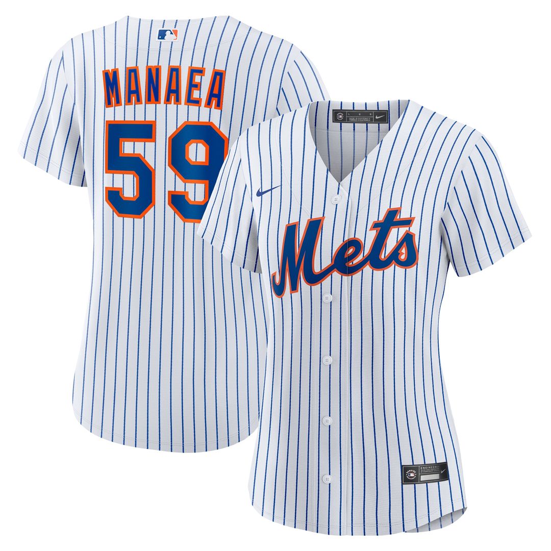 New York Mets Sean Manaea Women's Home Replica Jersey — White
