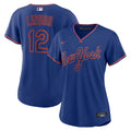 New York Mets Francisco Lindor Women's Alternate Replica Jersey — Royal