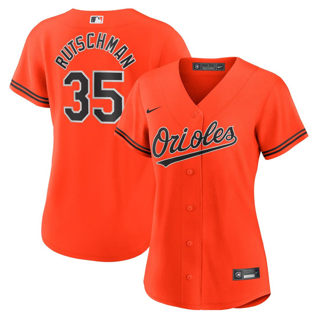 Baltimore Orioles Adley Rutschman Women's Alternate Replica Jersey — Orange