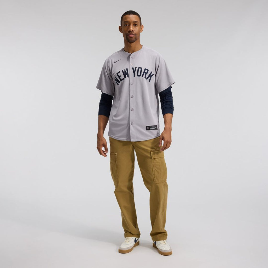 New York Yankees Aaron Judge Road Limited Jersey — Gray