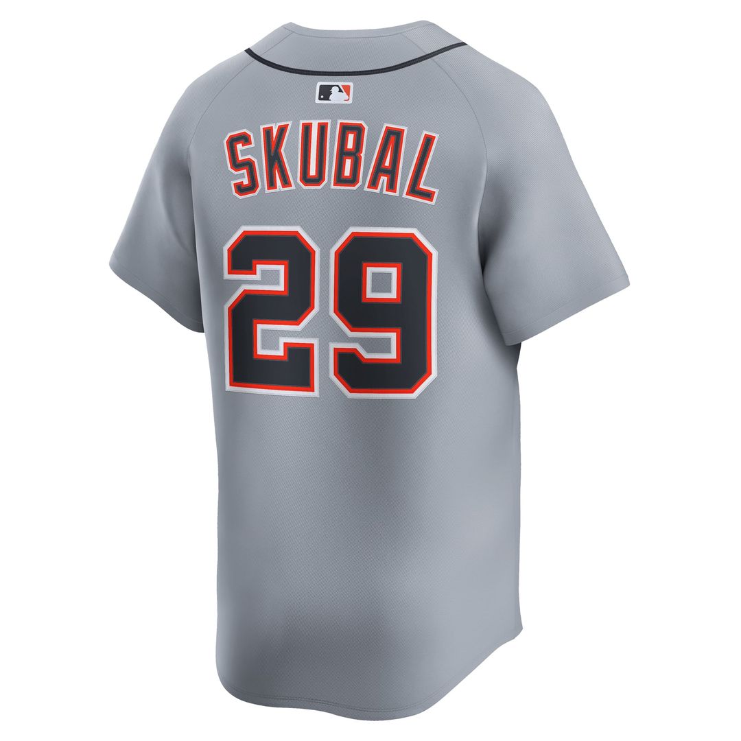 Detroit Tigers Tarik Skubal Road Limited Jersey — Gray