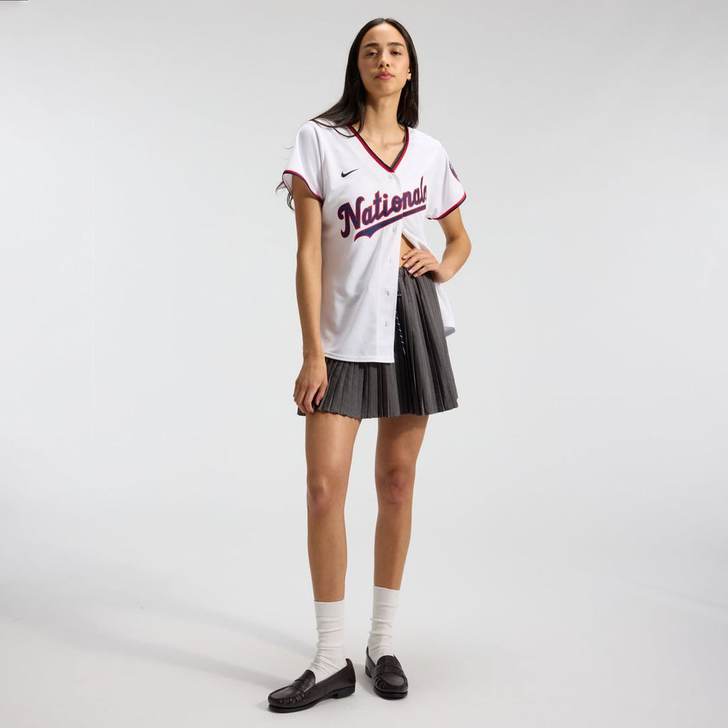 Washington Nationals CJ Abrams Women's Home Replica Jersey — White