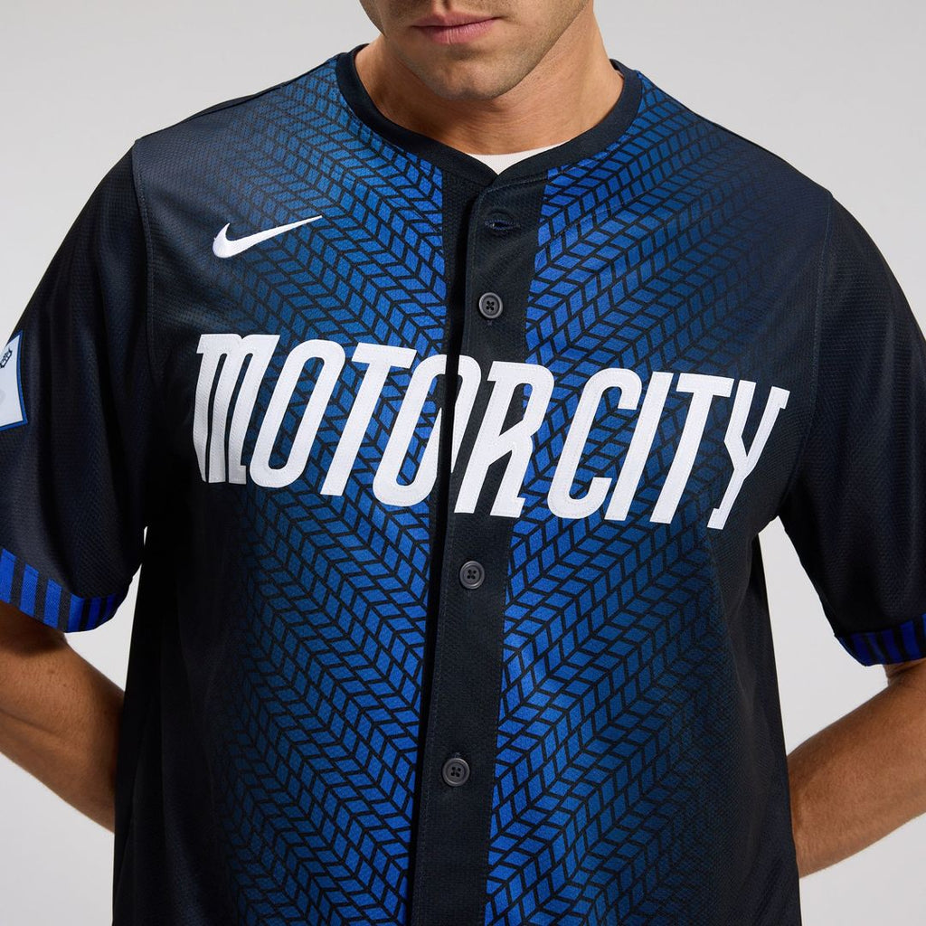 Detroit Tigers City Connect Limited Jersey — Blue