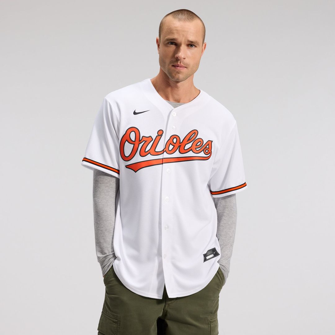 Baltimore Orioles Home Replica Team Jersey — White