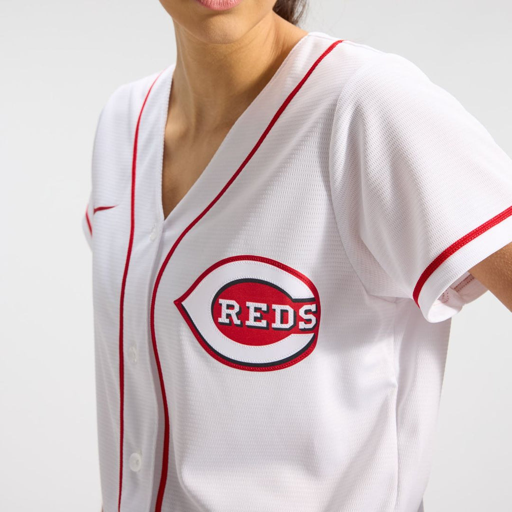 Cincinnati Reds Elly De La Cruz Women's Home Replica Jersey — White