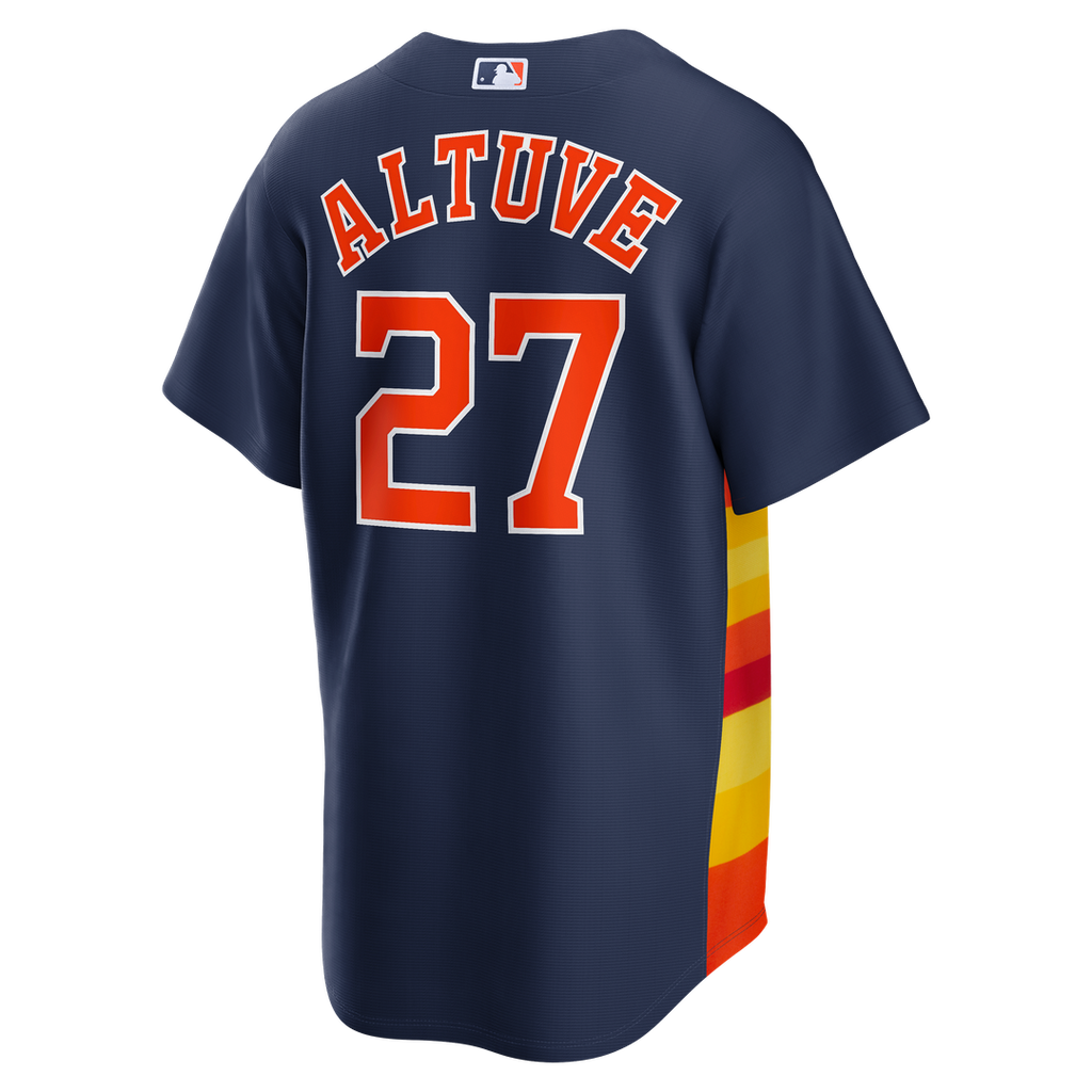 Houston Astros Jose Altuve Alternate 2 Replica Jersey — Navy