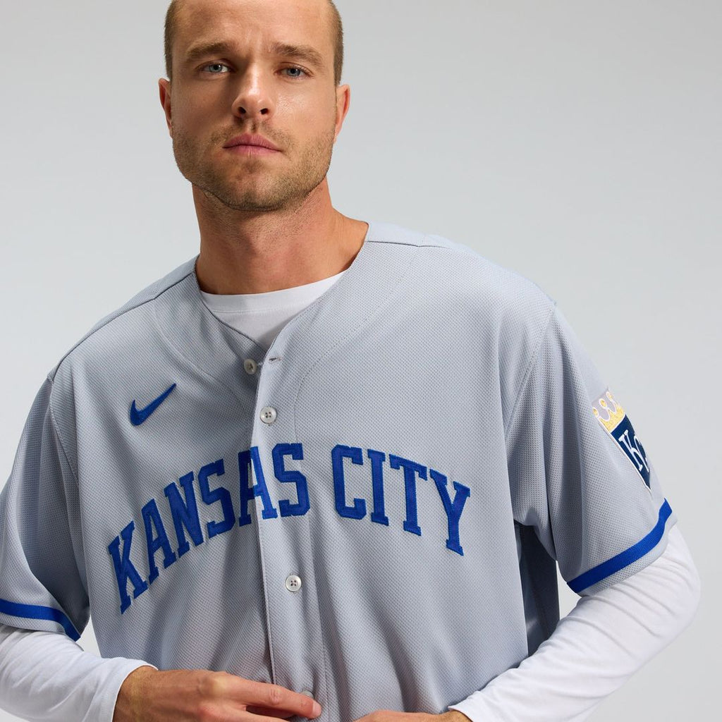 Kansas City Royals 2022 Road Authentic Jersey — Gray
