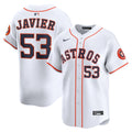 Houston Astros Cristian Javier Home Limited Jersey — White