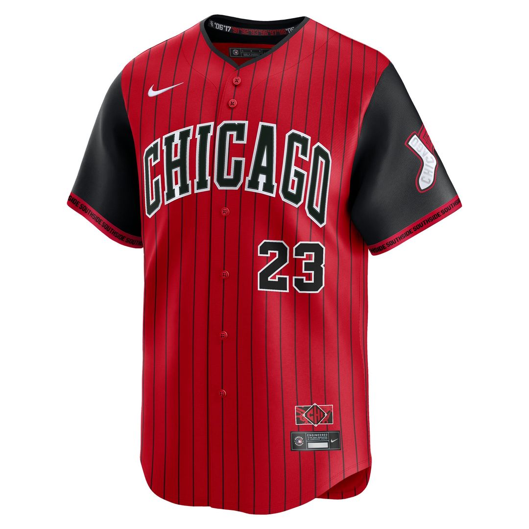 Chicago White Sox Andrew Benintendi 2025 City Connect Limited Jersey — Red/Black