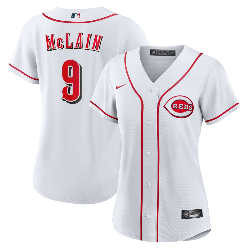 Cincinnati Reds Matt McLain Women's Home Replica Jersey — White