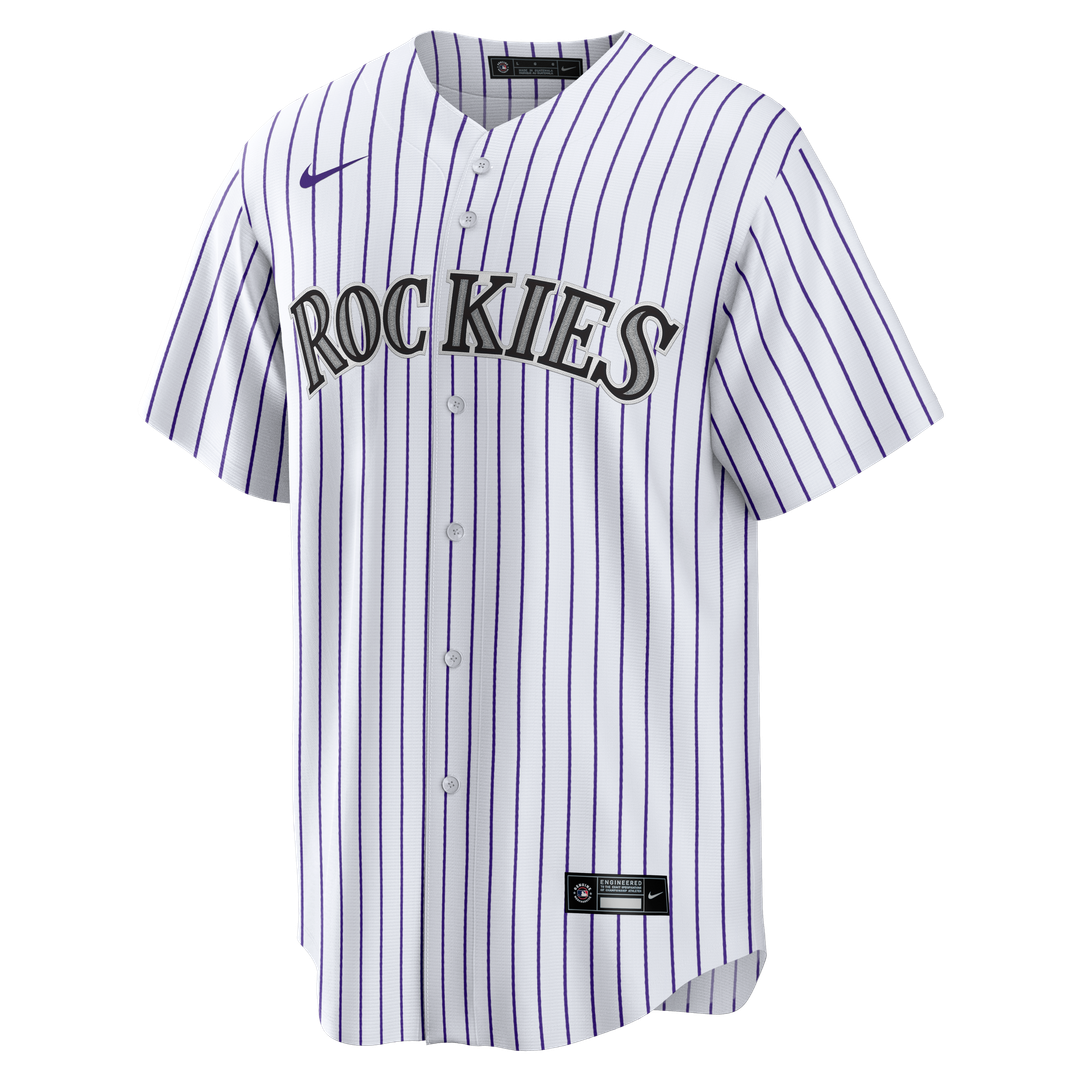 Colorado Rockies Matt Holliday Home Retired Replica Jersey — White