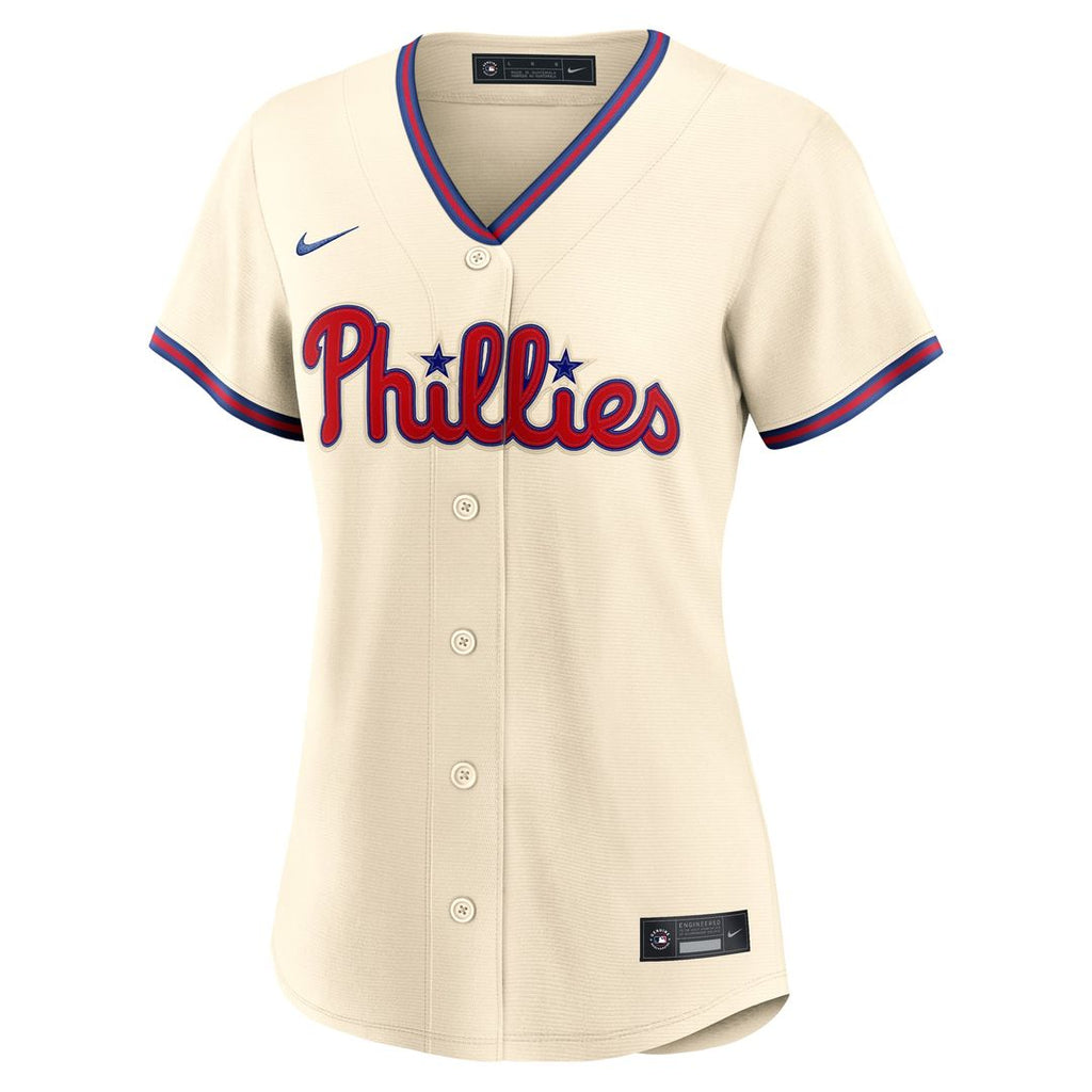 Philadelphia Phillies Bryce Harper Women's Alternate Replica Jersey — Cream