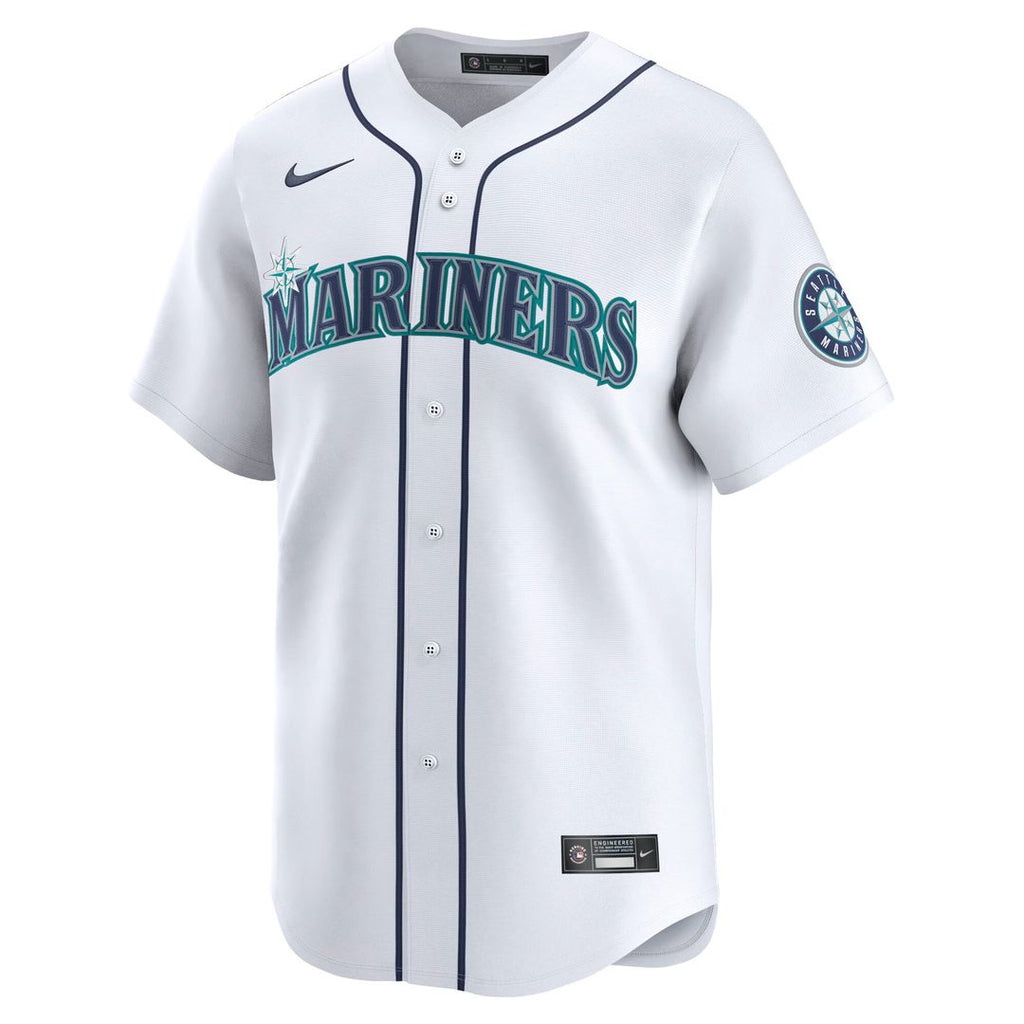 Seattle Mariners Cal Raleigh Home Limited Jersey — White