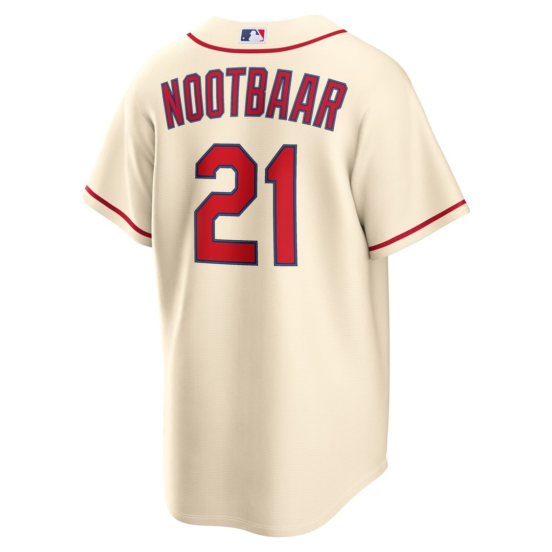 St. Louis Cardinals Lars Nootbaar Alternate Replica Jersey — Cream