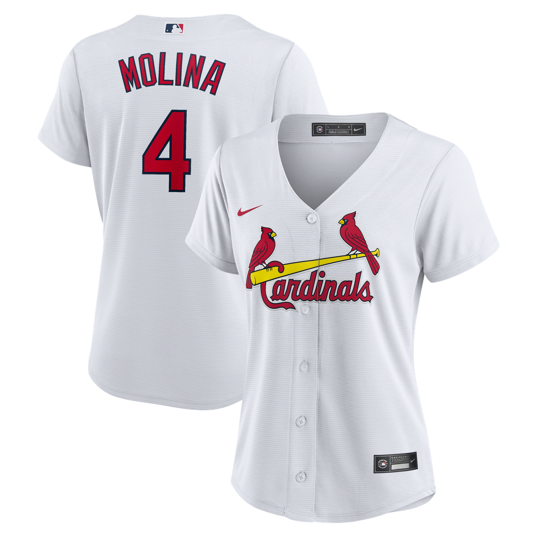 St. Louis Cardinals Yadier Molina Women's Home Replica Jersey — White