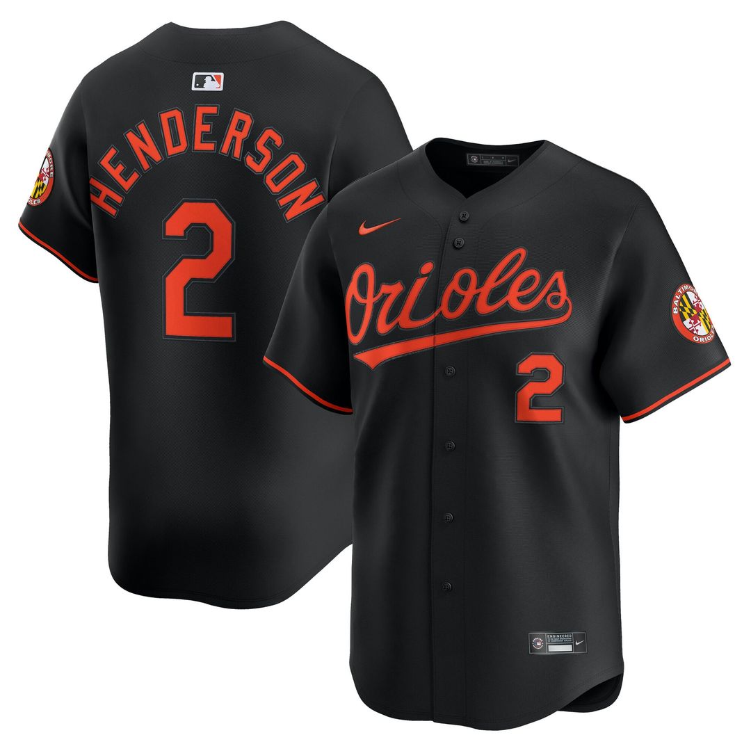 Baltimore Orioles Gunnar Henderson Home Limited Jersey — White
