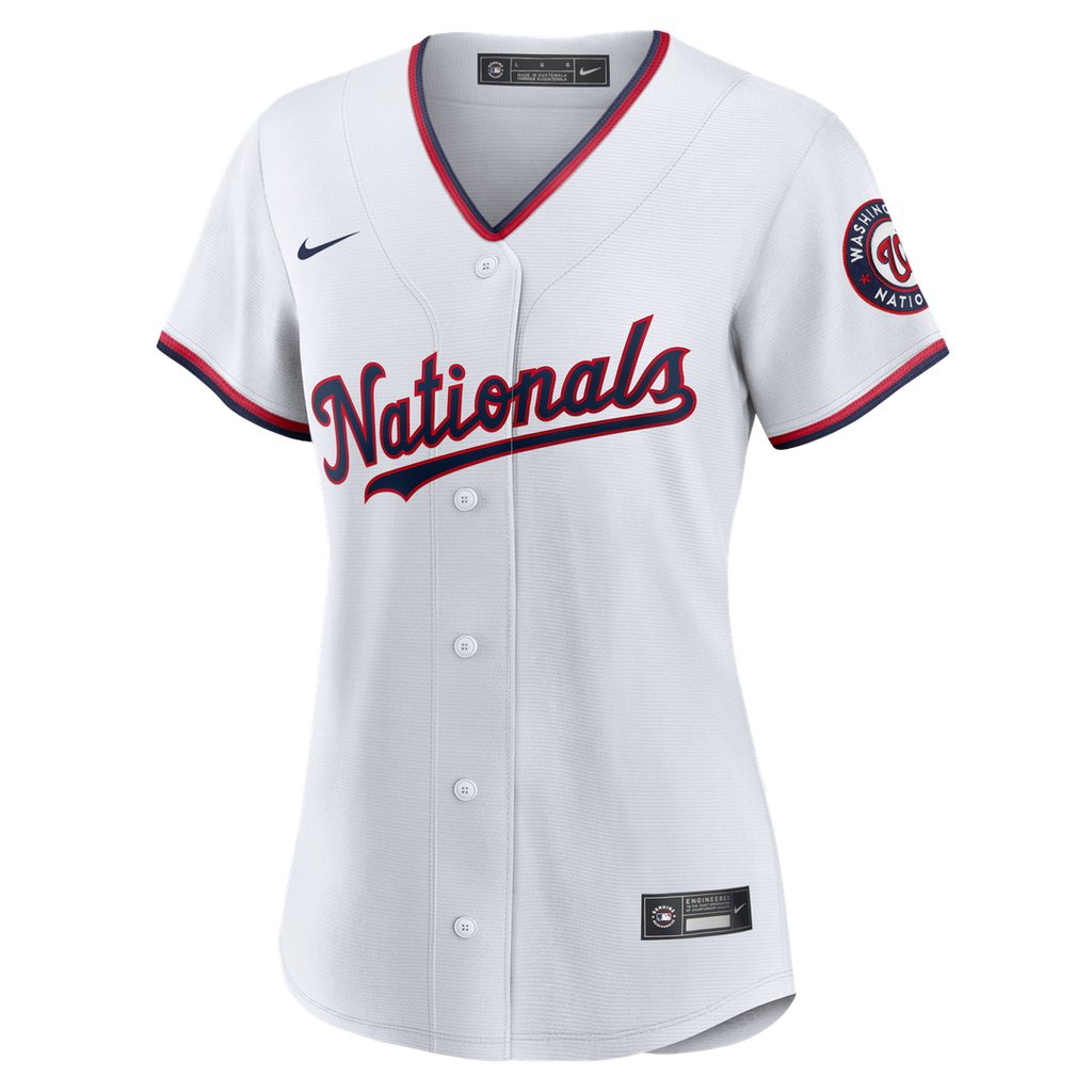 Washington Nationals CJ Abrams Women's Home Replica Jersey — White
