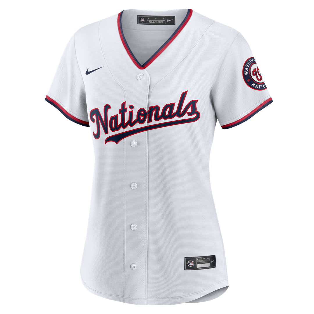 Washington Nationals CJ Abrams Women's Home Replica Jersey — White