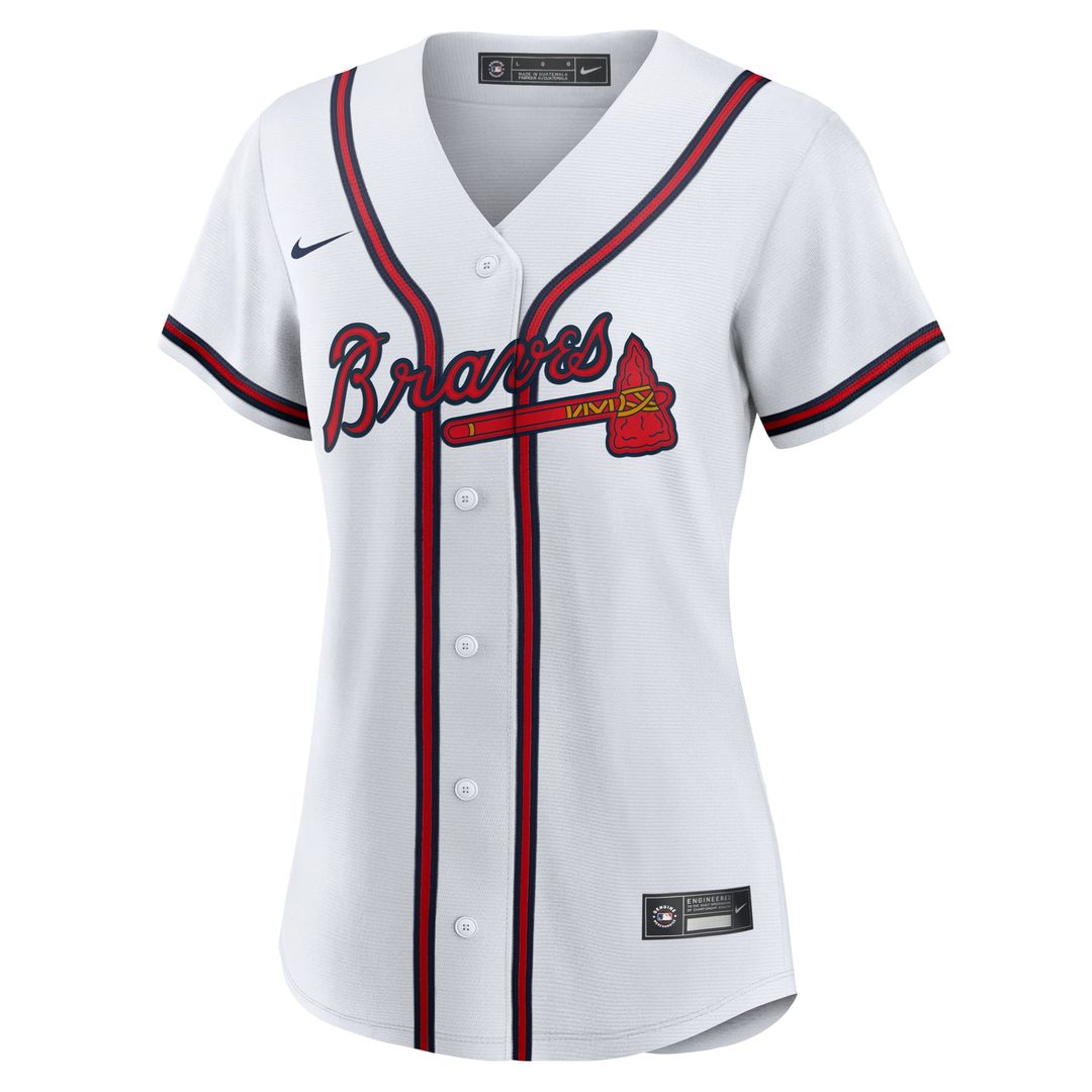 Atlanta Braves Austin Riley Women's Home Replica Jersey — White