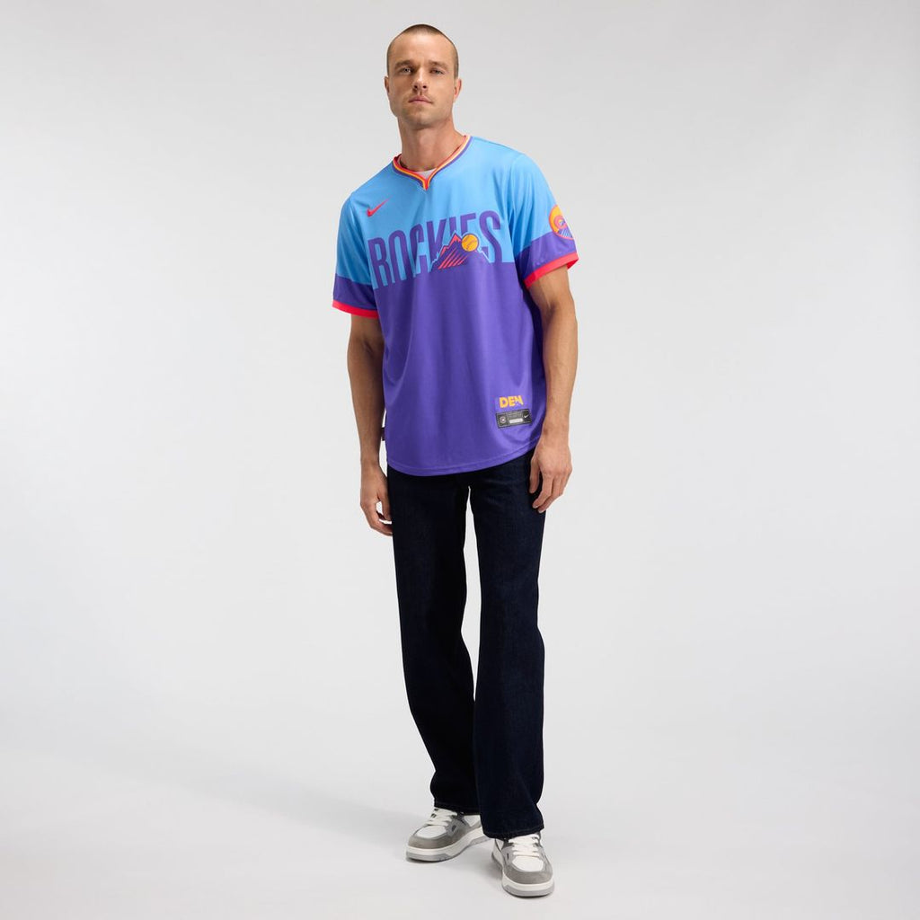 Colorado Rockies 2025 City Connect Limited Jersey — Purple/Light Blue