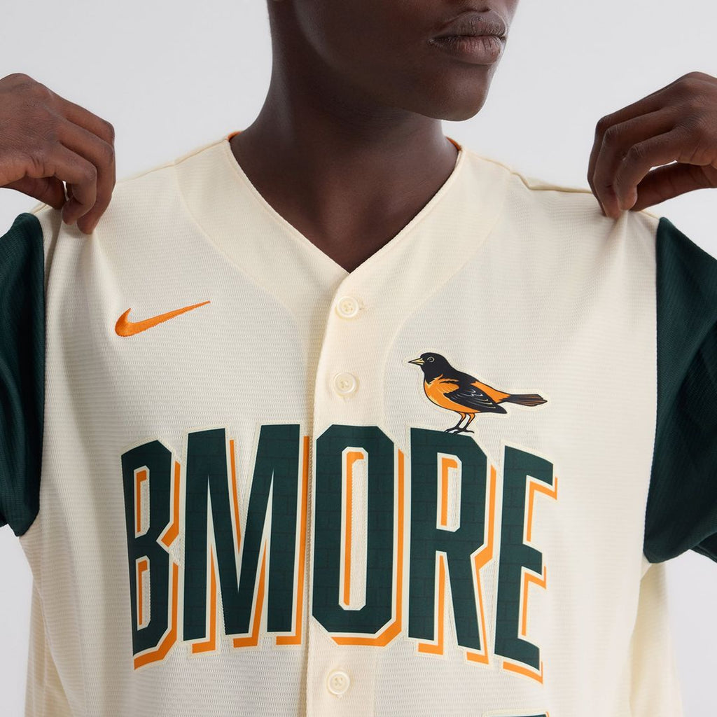 Baltimore Orioles Jackson Holliday 2026 City Connect Stadium Jersey — Cream