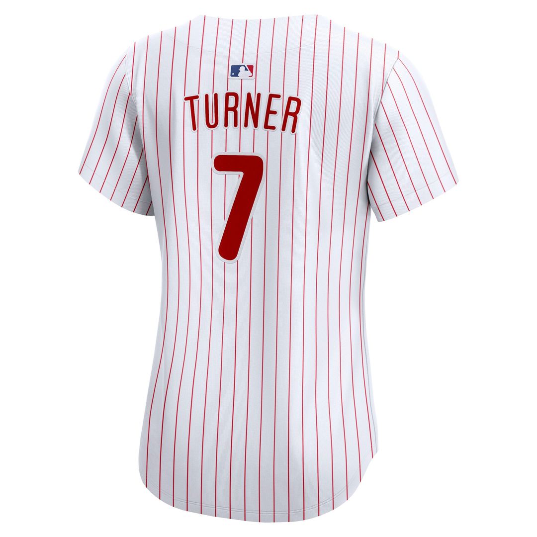 Philadelphia Phillies Trea Turner Women's Home Limited Jersey — White