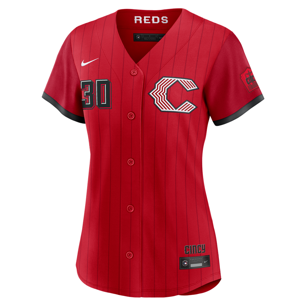 Cincinnati Reds Ken Griffey Jr. Women's 2026 City Connect Stadium Jersey — Red