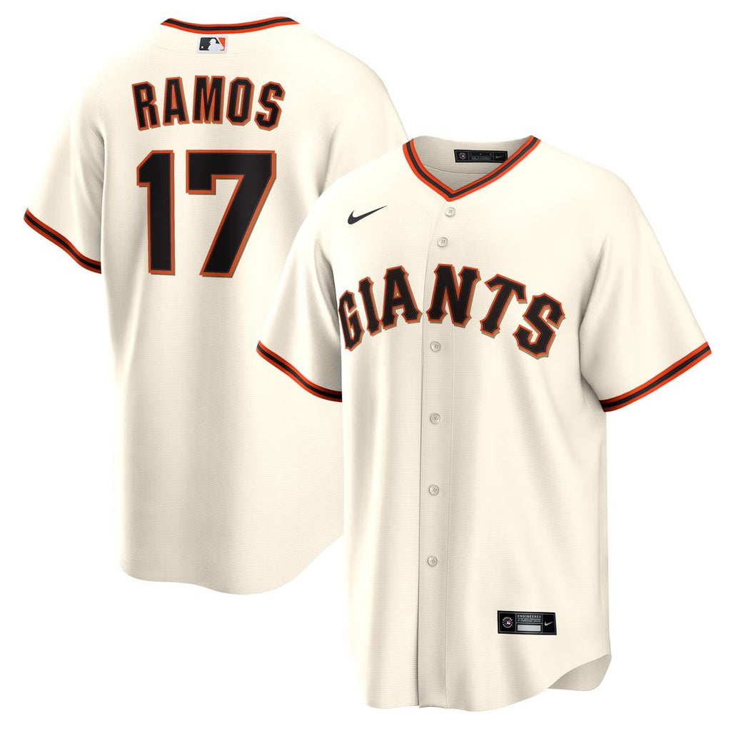 San Francisco Giants Heliot Ramos Home Replica Jersey — Cream