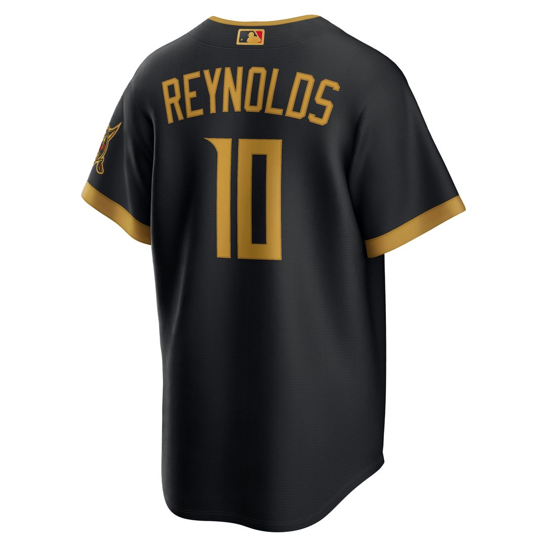 Pittsburgh Pirates Bryan Reynolds 2026 City Connect Stadium Jersey — Black