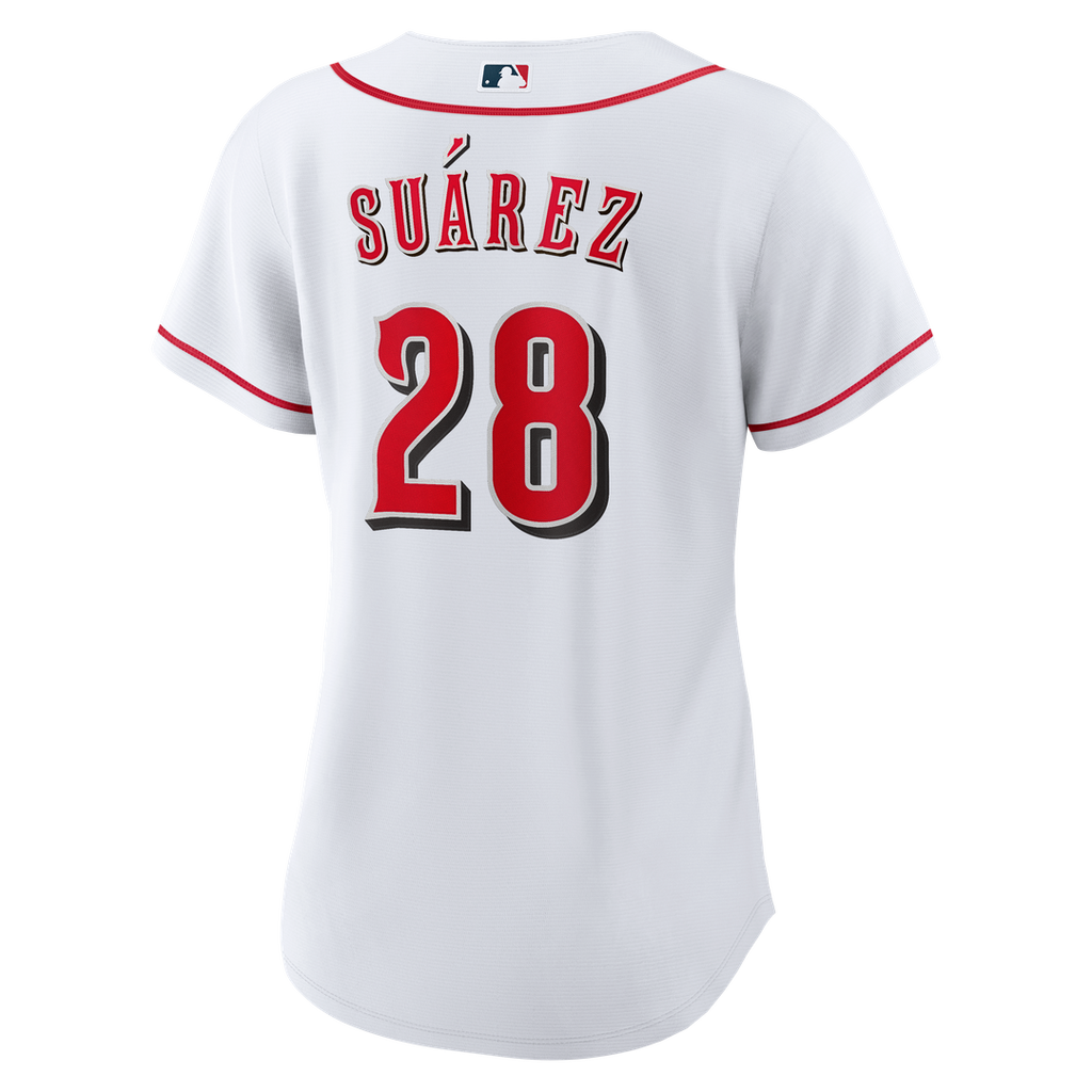 Cincinnati Reds Eugenio Suárez Women's Home Replica Jersey — White