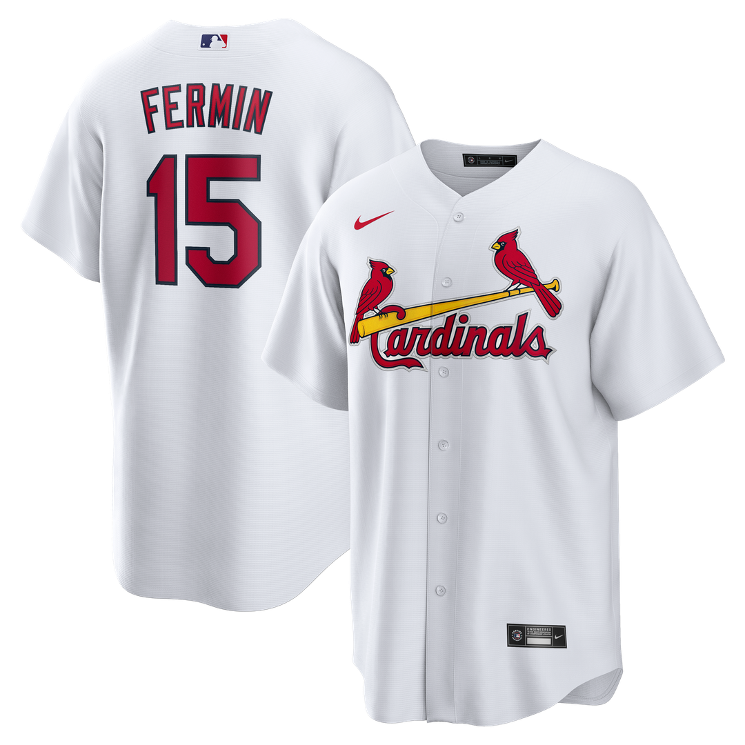 St. Louis Cardinals José Fermín Home Replica Jersey — White