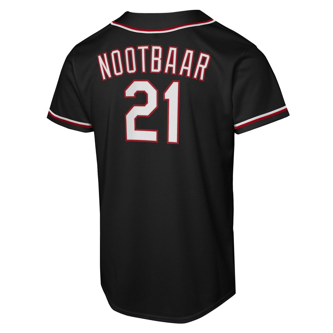 St. Louis Cardinals Lars Nootbaar Youth Fashion Replica Jersey — Black