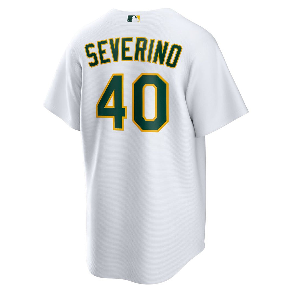 Athletics Luis Severino Home Replica Jersey — White