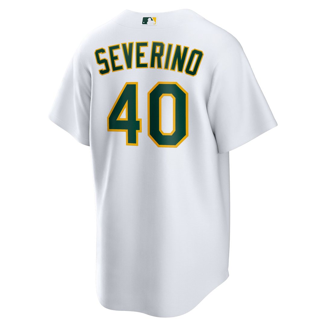 Athletics Luis Severino Home Replica Jersey — White