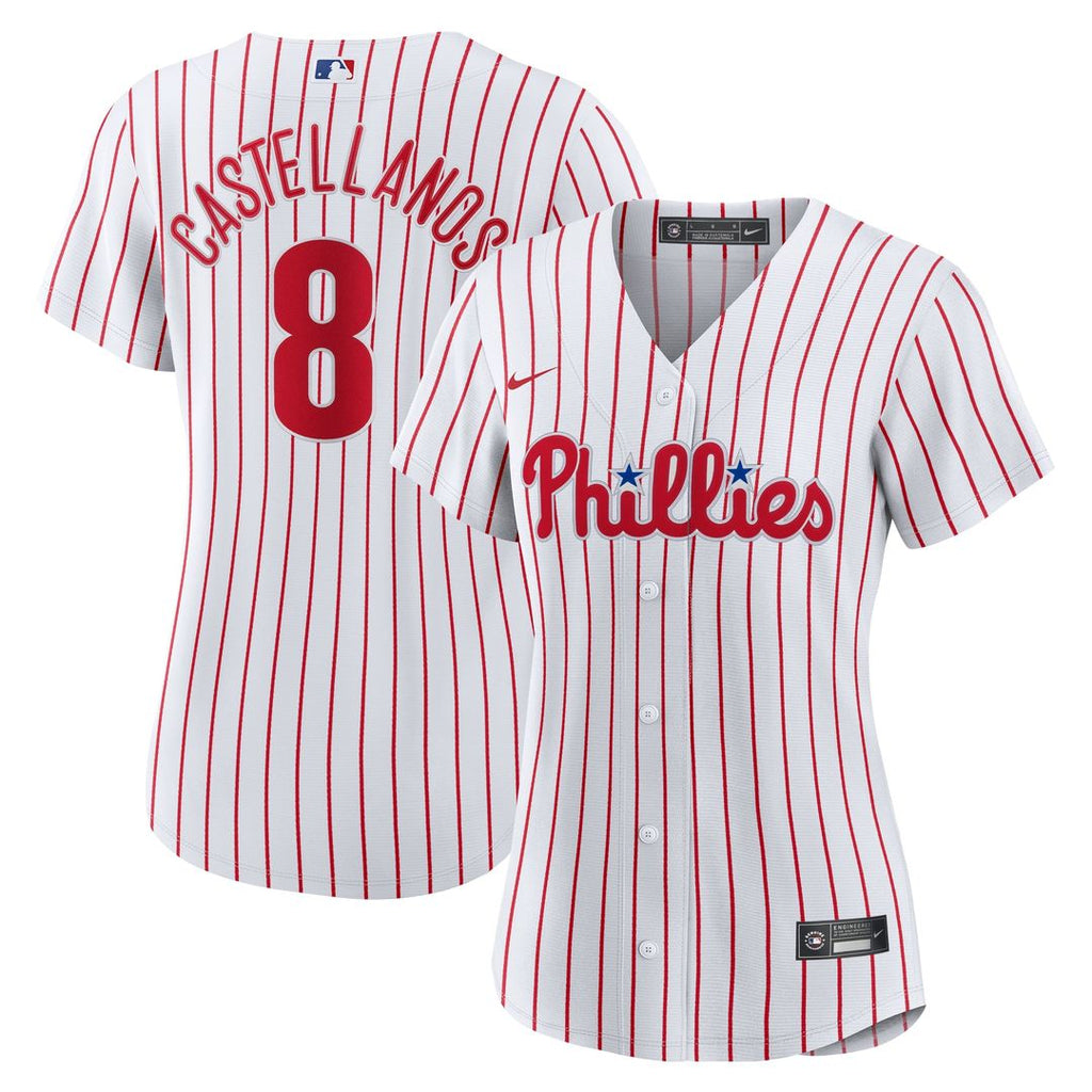 Philadelphia Phillies Nick Castellanos Women's Home Replica Jersey — White