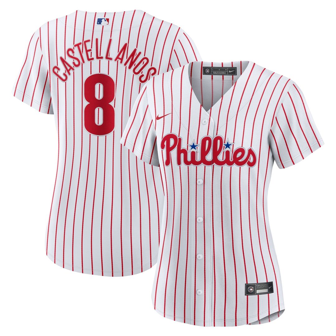 Philadelphia Phillies Nick Castellanos Women's Home Replica Jersey — White