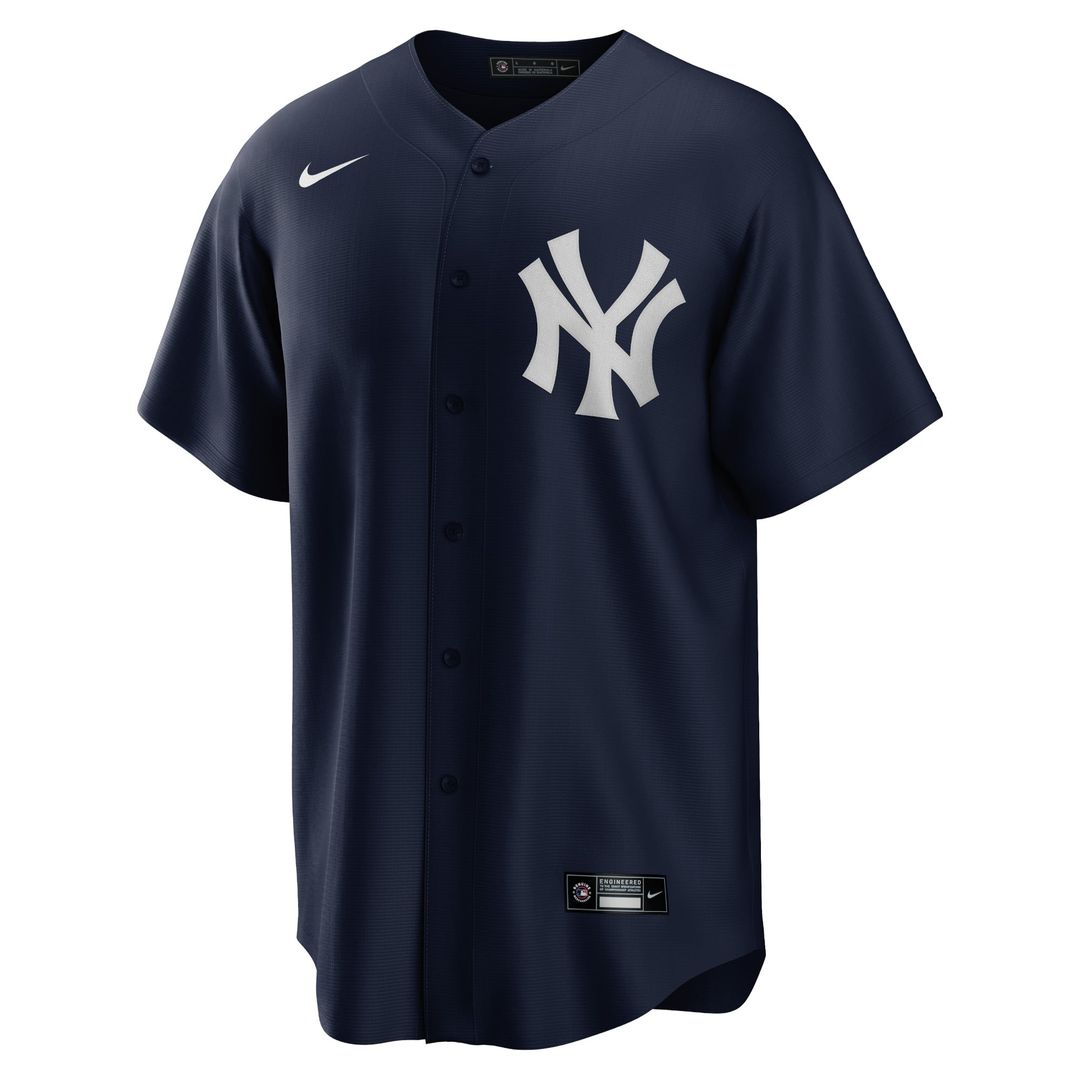 New York Yankees Anthony Volpe Big & Tall Alternate Replica Jersey — Navy