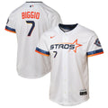 Houston Astros Craig Biggio Youth 2025 City Connect Limited Jersey — White