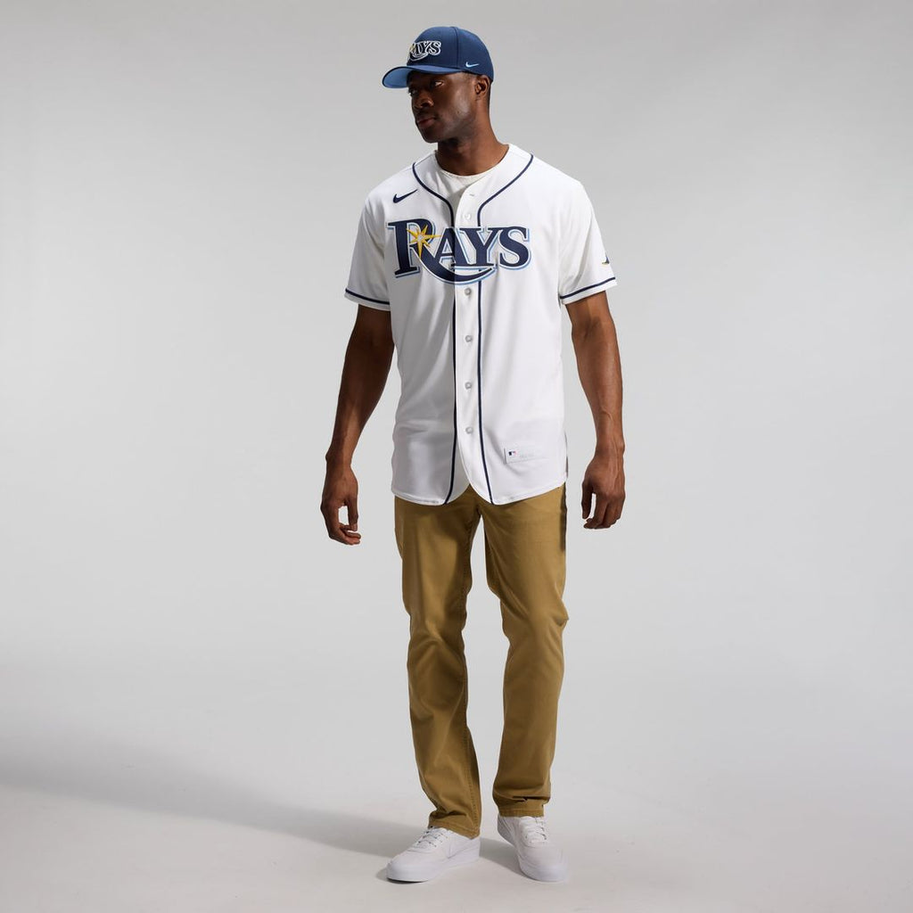 Tampa Bay Rays Home Authentic Jersey — White