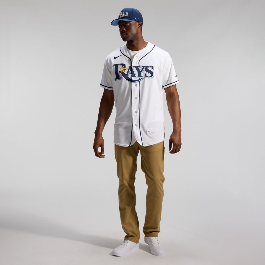 Tampa Bay Rays Home Authentic Jersey — White