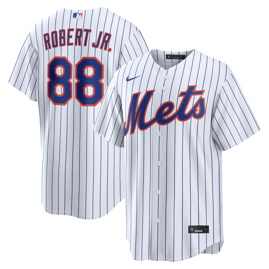 New York Mets Luis Robert Jr. Home Replica Jersey — White