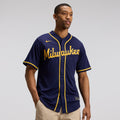 Milwaukee Brewers Alternate Replica Team Jersey — Navy