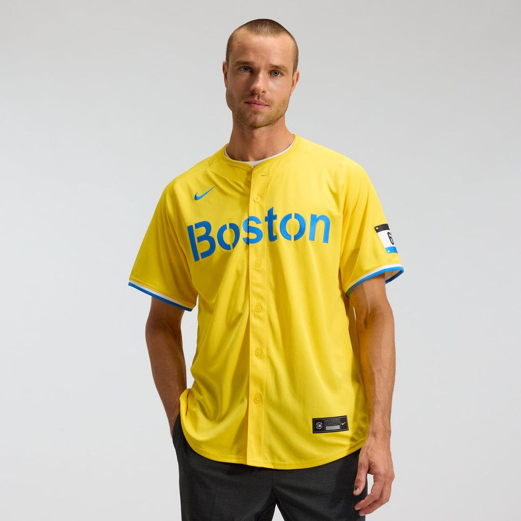 Boston Red Sox City Connect Limited Jersey — Gold