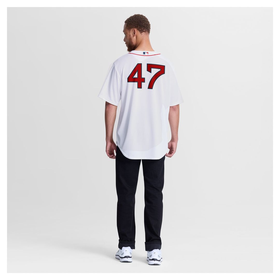 Boston Red Sox Jovani Moran Home Replica Jersey — White