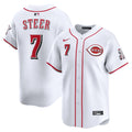 Cincinnati Reds Spencer Steer Home Limited Jersey — White