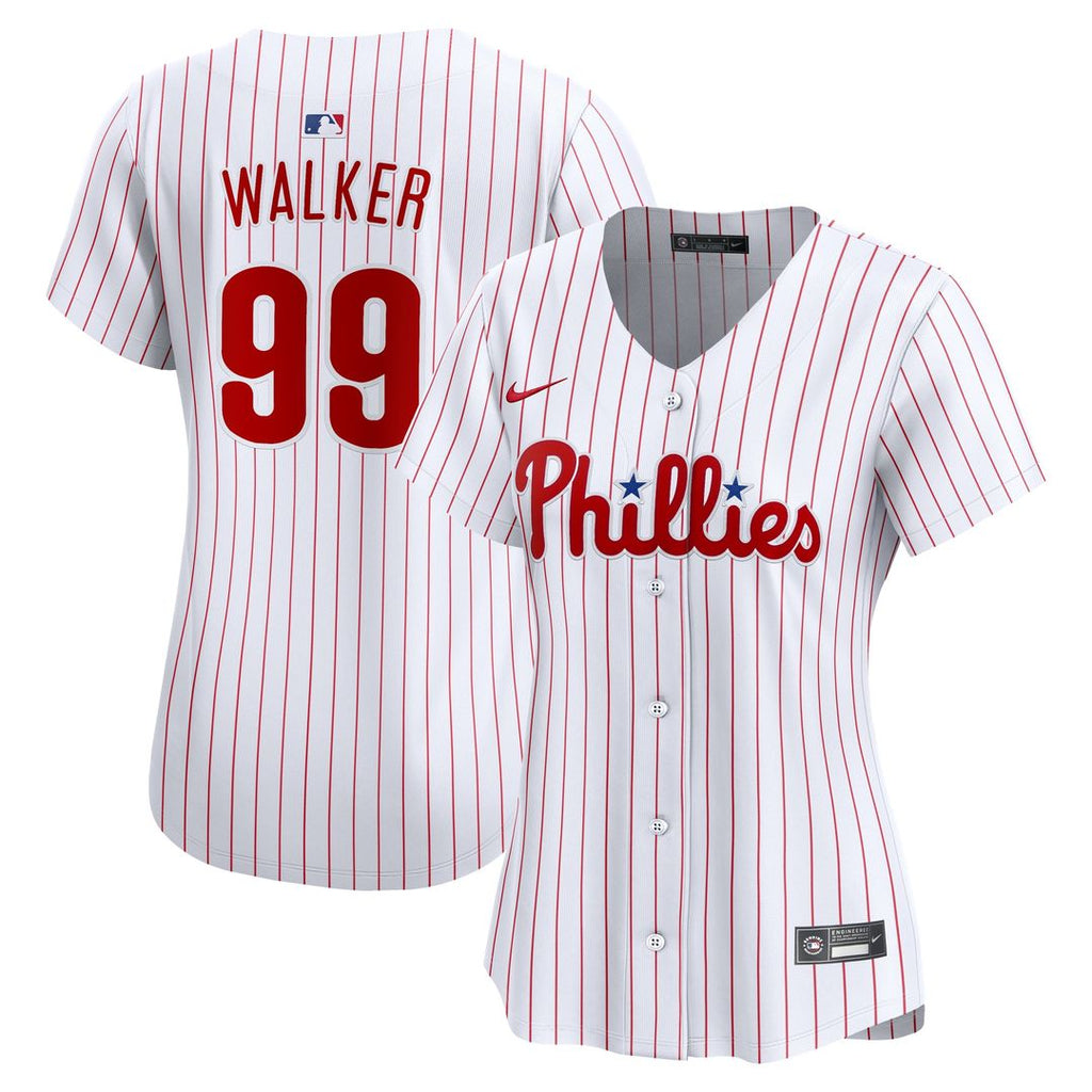 Philadelphia Phillies Taijuan Walker Women's Home Limited Jersey — White
