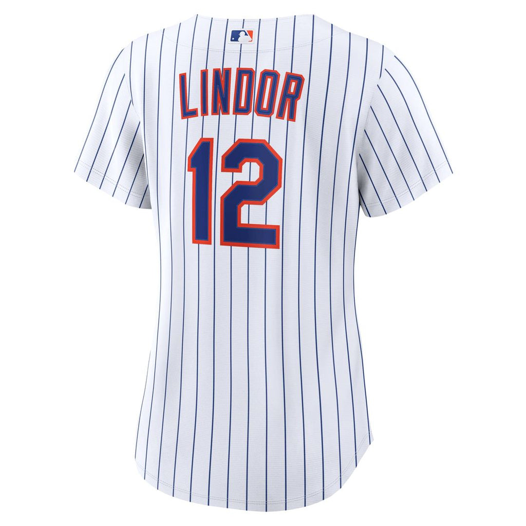New York Mets Francisco Lindor Women's Alternate Replica Jersey — Black