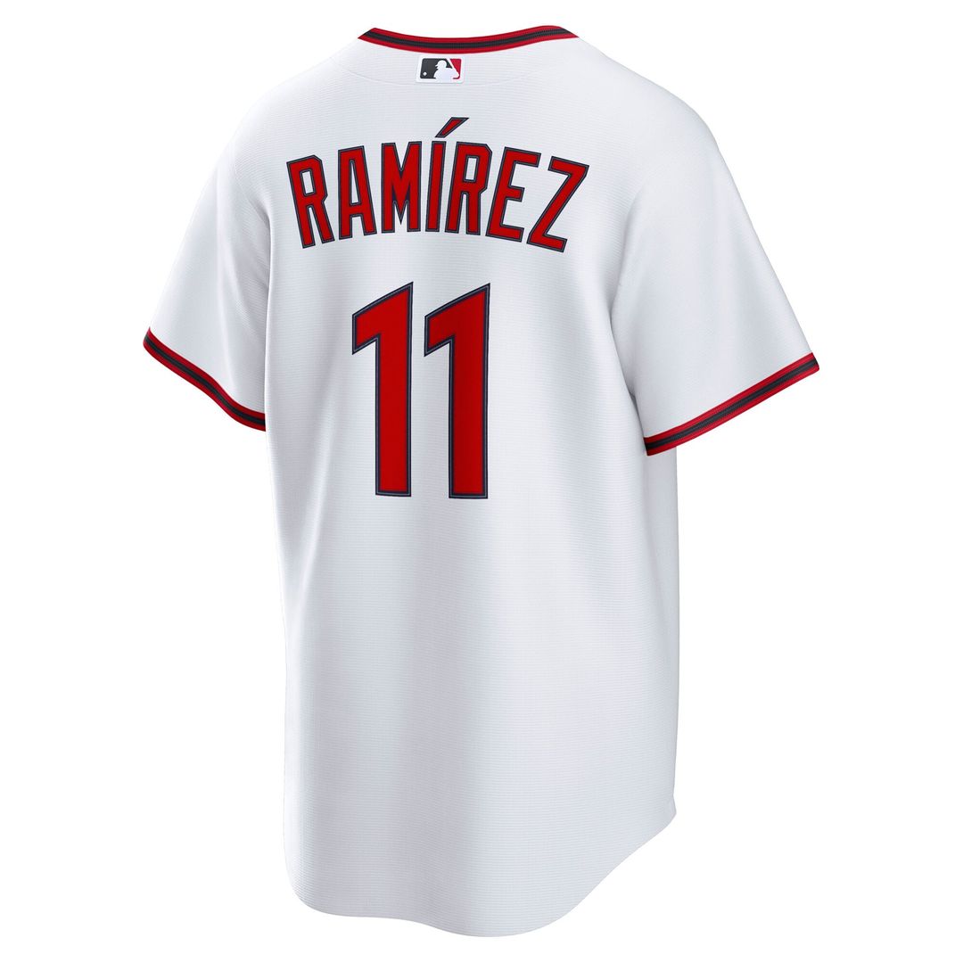 Cleveland Guardians José Ramírez Home Replica Jersey — White